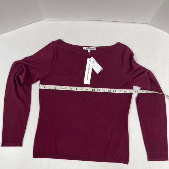 The Cashmere Project - California Cashmere Shirttail Crew - Size M - NEW. - Picture 5 of 15